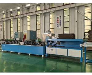 泰安高频焊门窗铝隔条成型设备